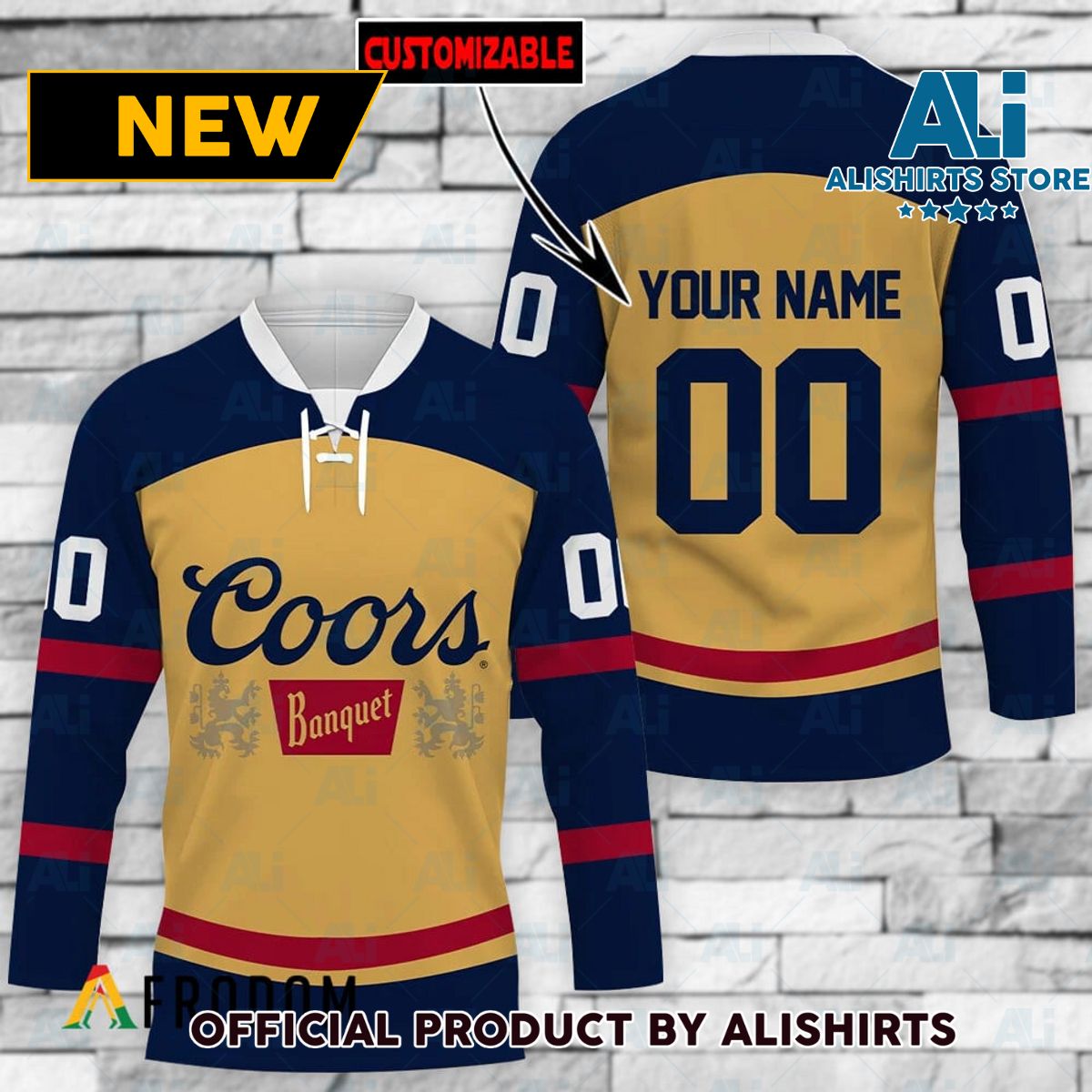 Personalized Coors Banquet Hockey Jersey