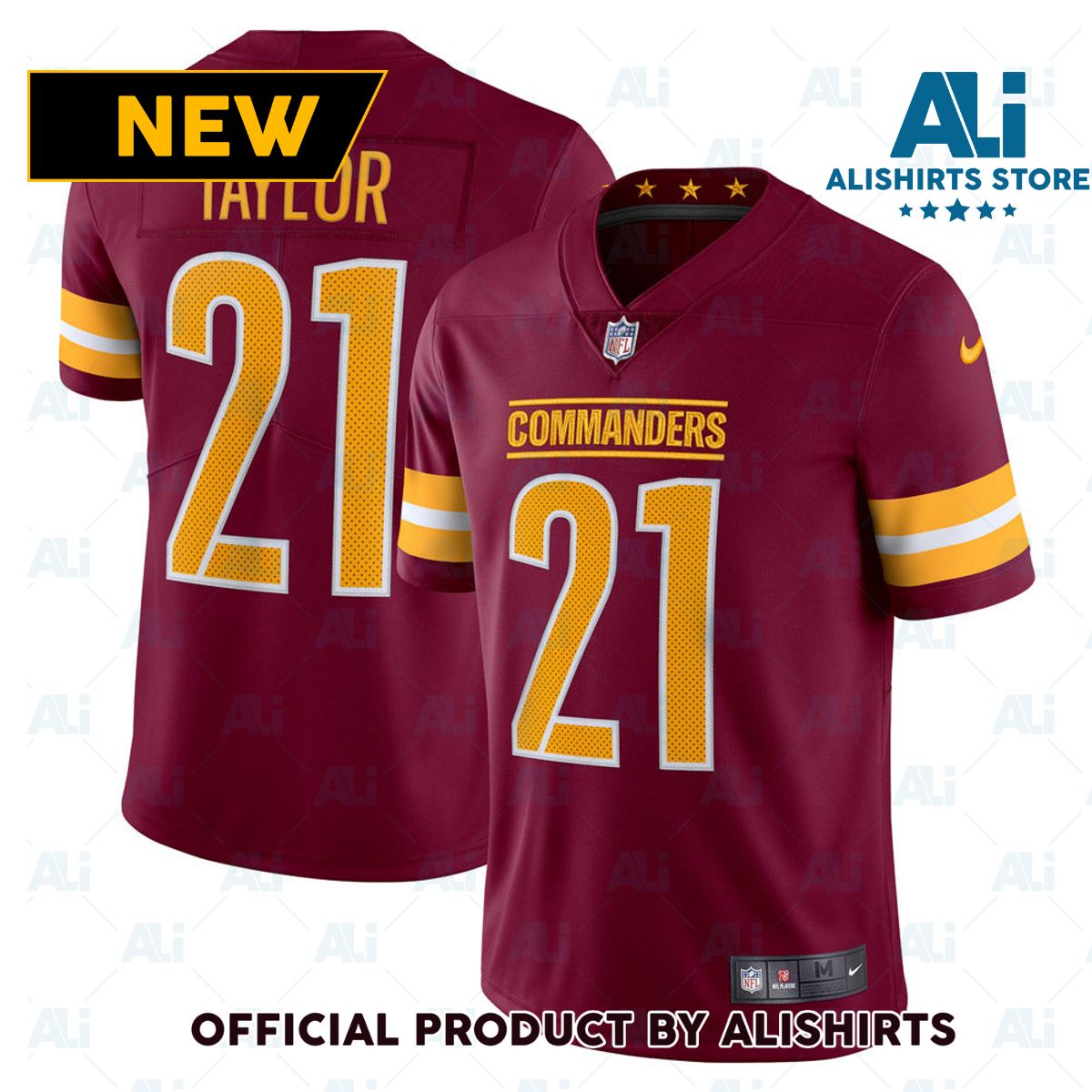 Washington Commanders Sean Taylor 2022 Home Retired Player Limited Football Jersey Burgundy