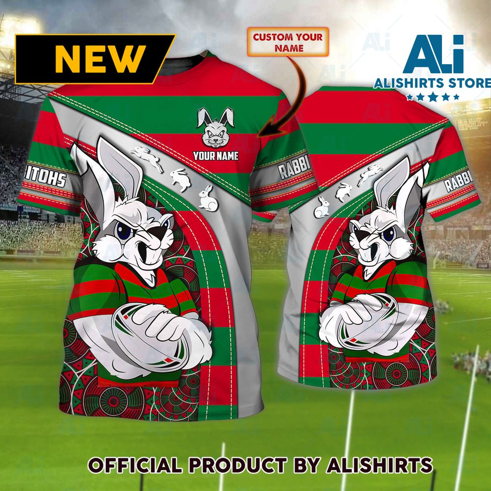South Sydney Rabbitohs Rugby Personalized Name Tshirts