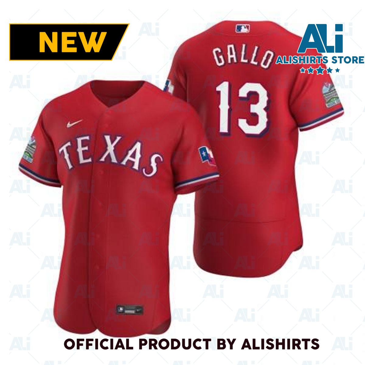 Texas Rangers Joey Gallo Cool Baseball Replica Jersey Red