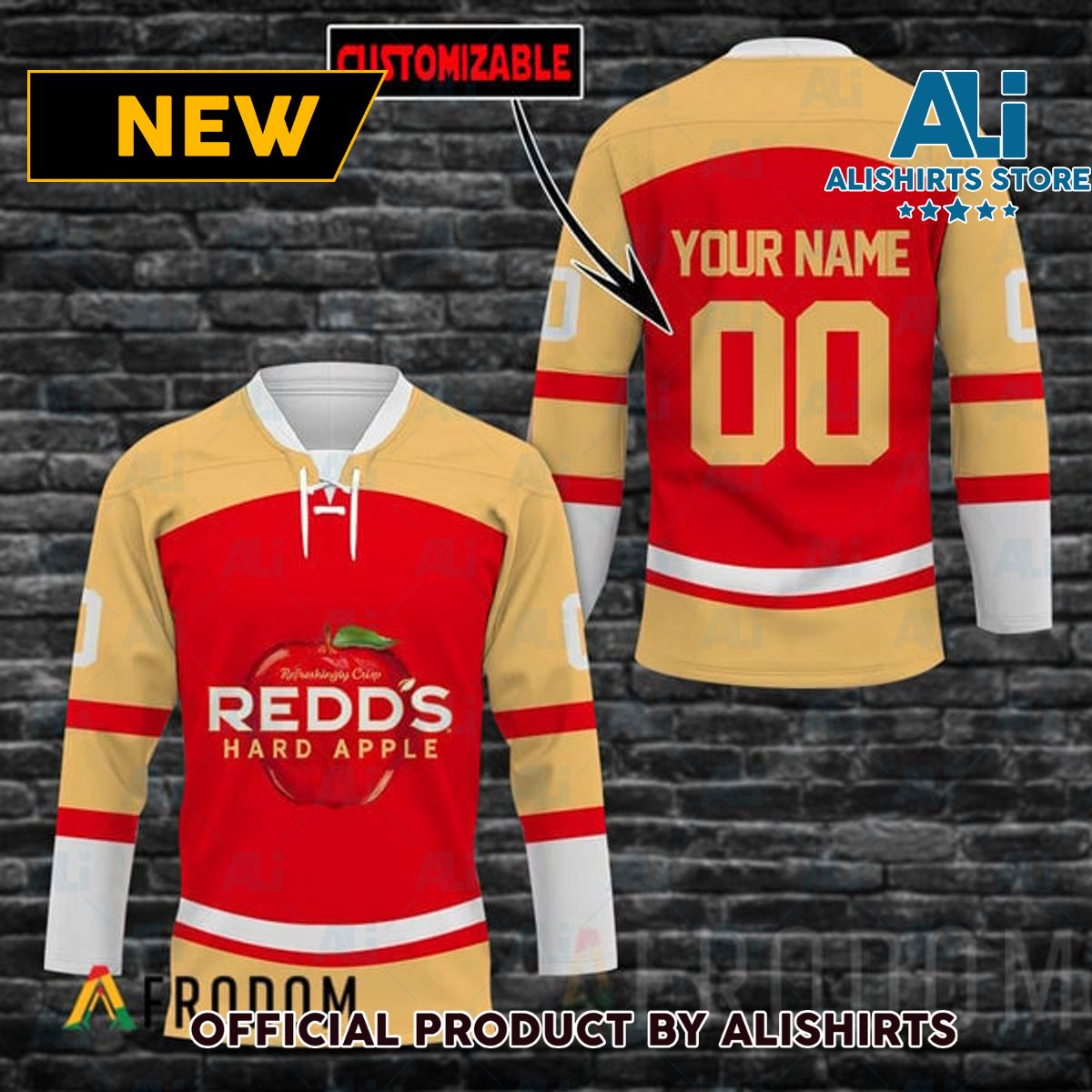 Personalized Redd's Hard Apple Hockey Jersey
