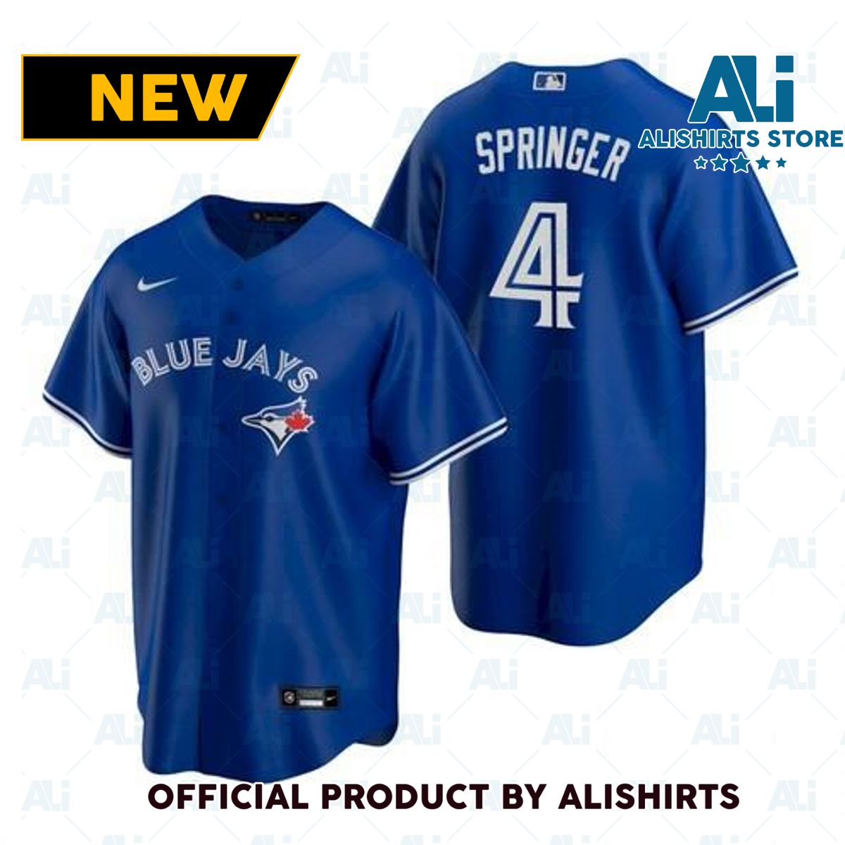 Toronto Blue Jays George Springer Cool Baseball Replica Jersey Blue