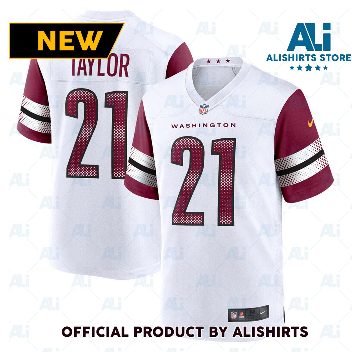 Washington Commanders Sean Taylor Retired Player Game Football Jersey White
