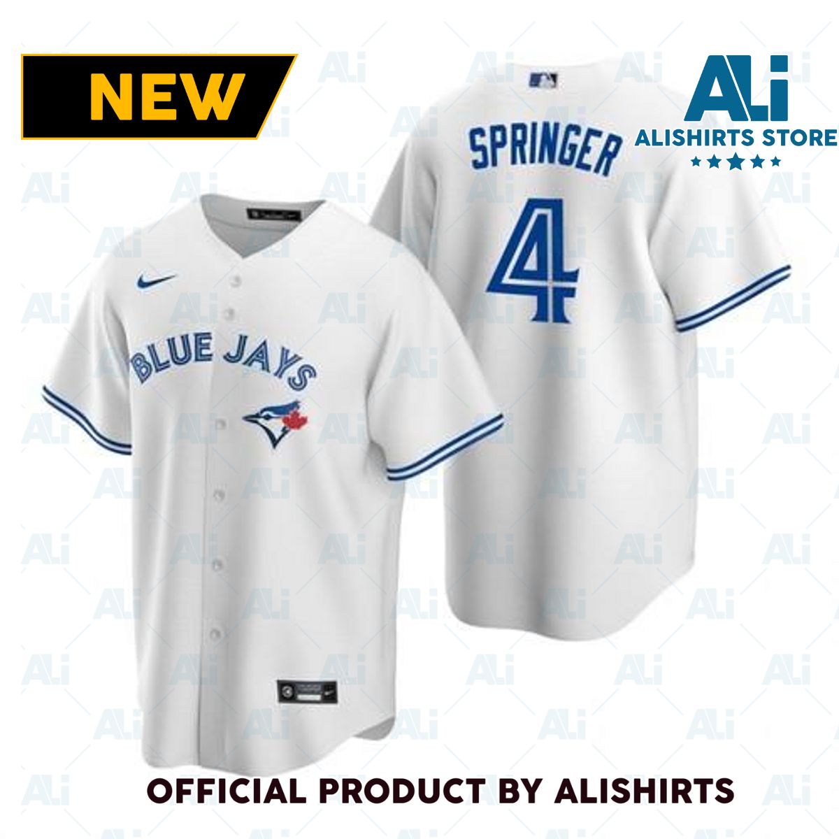 Toronto Blue Jays George Springer Cool Baseball Replica Jersey White