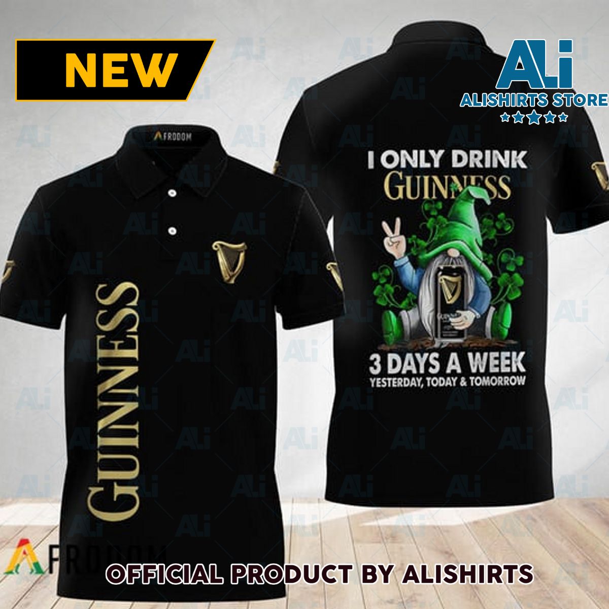 I Only Drink Guinness Polo Shirt