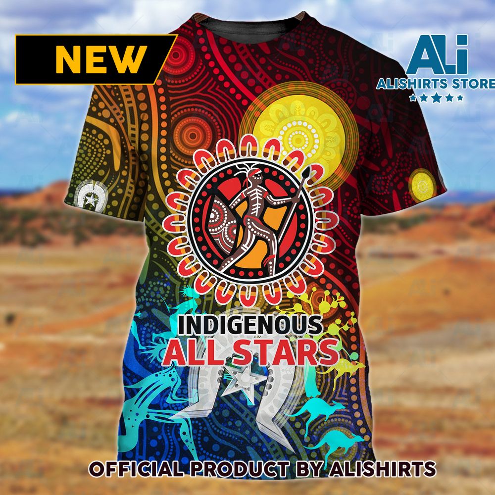 Indigenous All Stars The sun Full Print Shirts