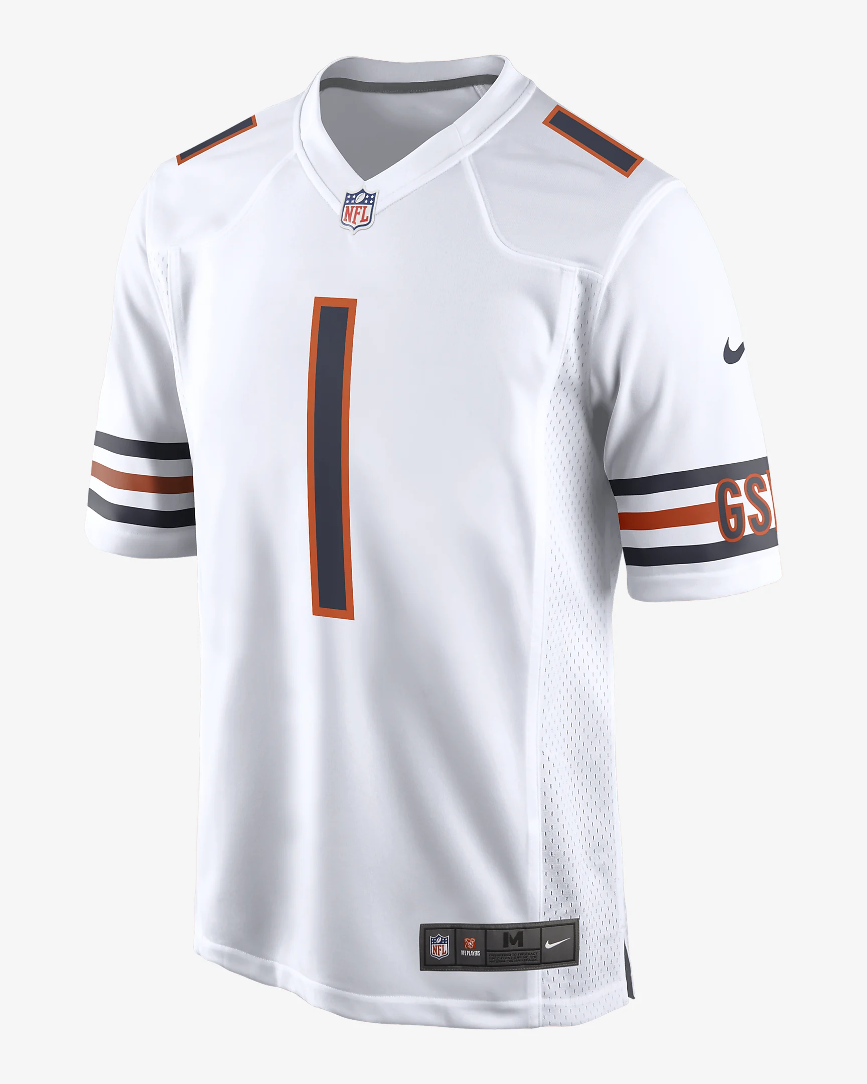 NFL Chicago Bears Justin Fields Men's Game Football Jersey