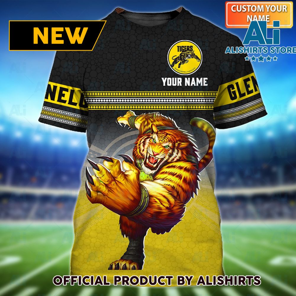 The Tigers Glenelg Football Club Personalized Name Tshirts