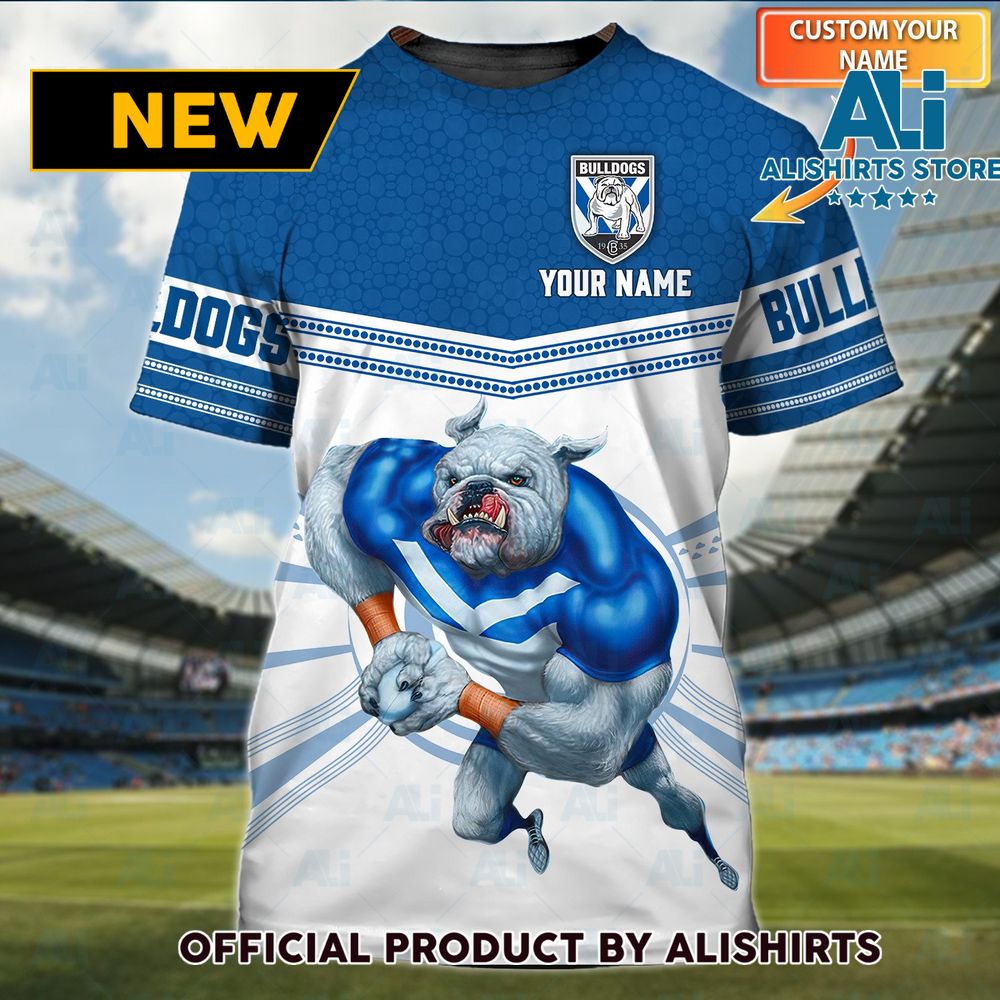 Canterbury-Bankstown Bulldogs Muscle NRL Personalized Name Tshirts