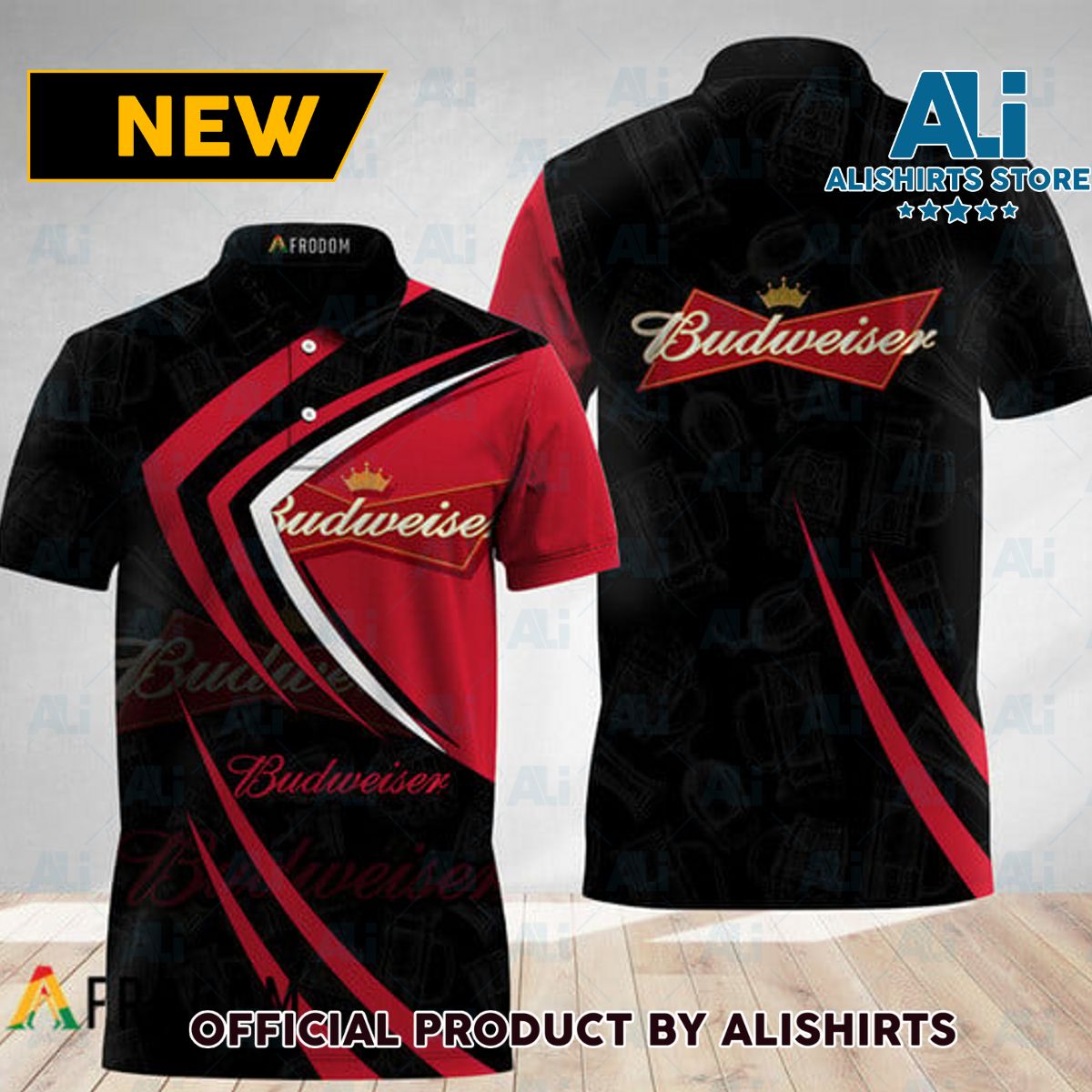 Esports Gaming Budweiser Beer Polo Shirt