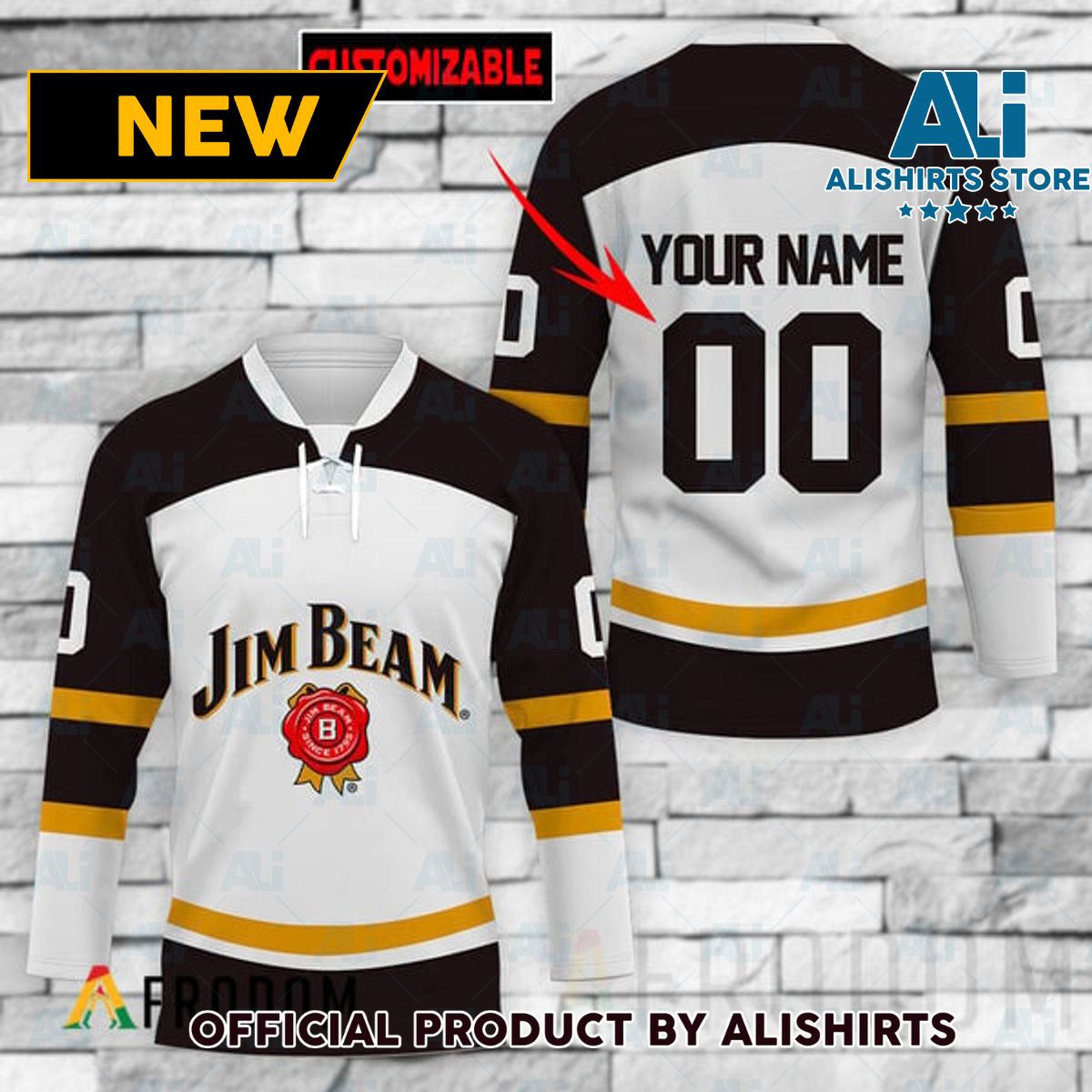 Personalized Jim Beam Hockey Jersey