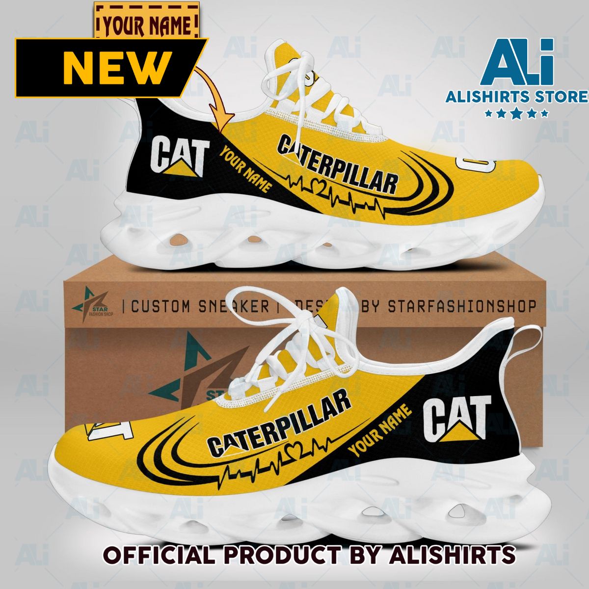 Caterpillar Inc Car Brand Lover Clunky Sneaker Max Soul Shoes