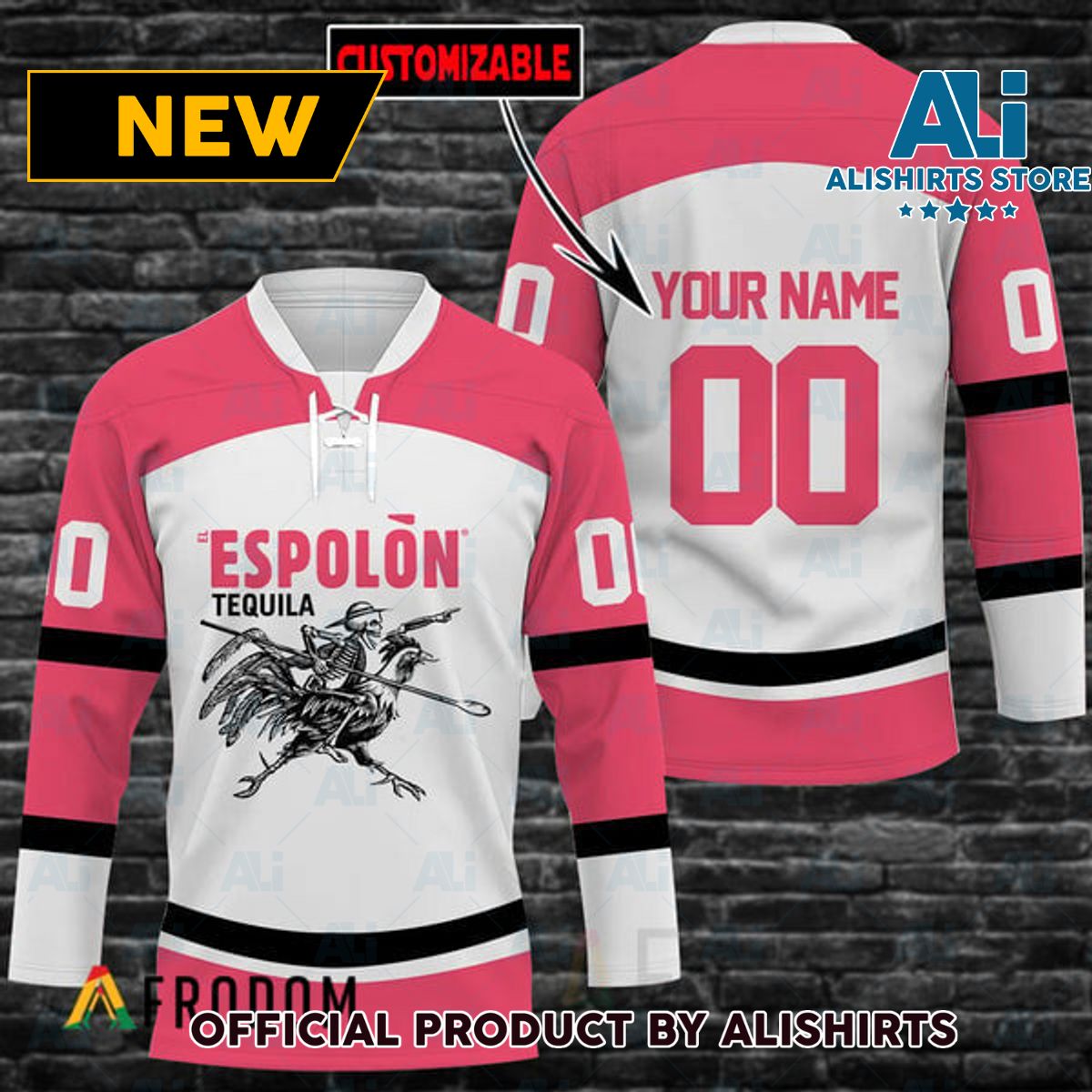 Personalized Espolon Tequila Hockey Jersey