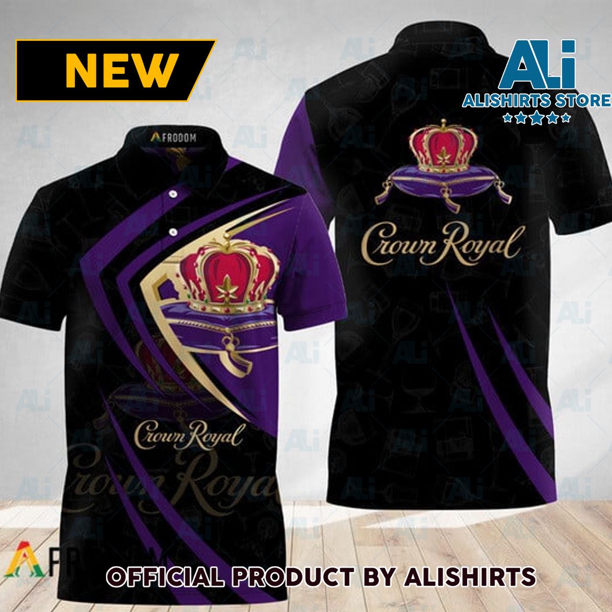 Esports Gaming Crown Royal Polo Shirt