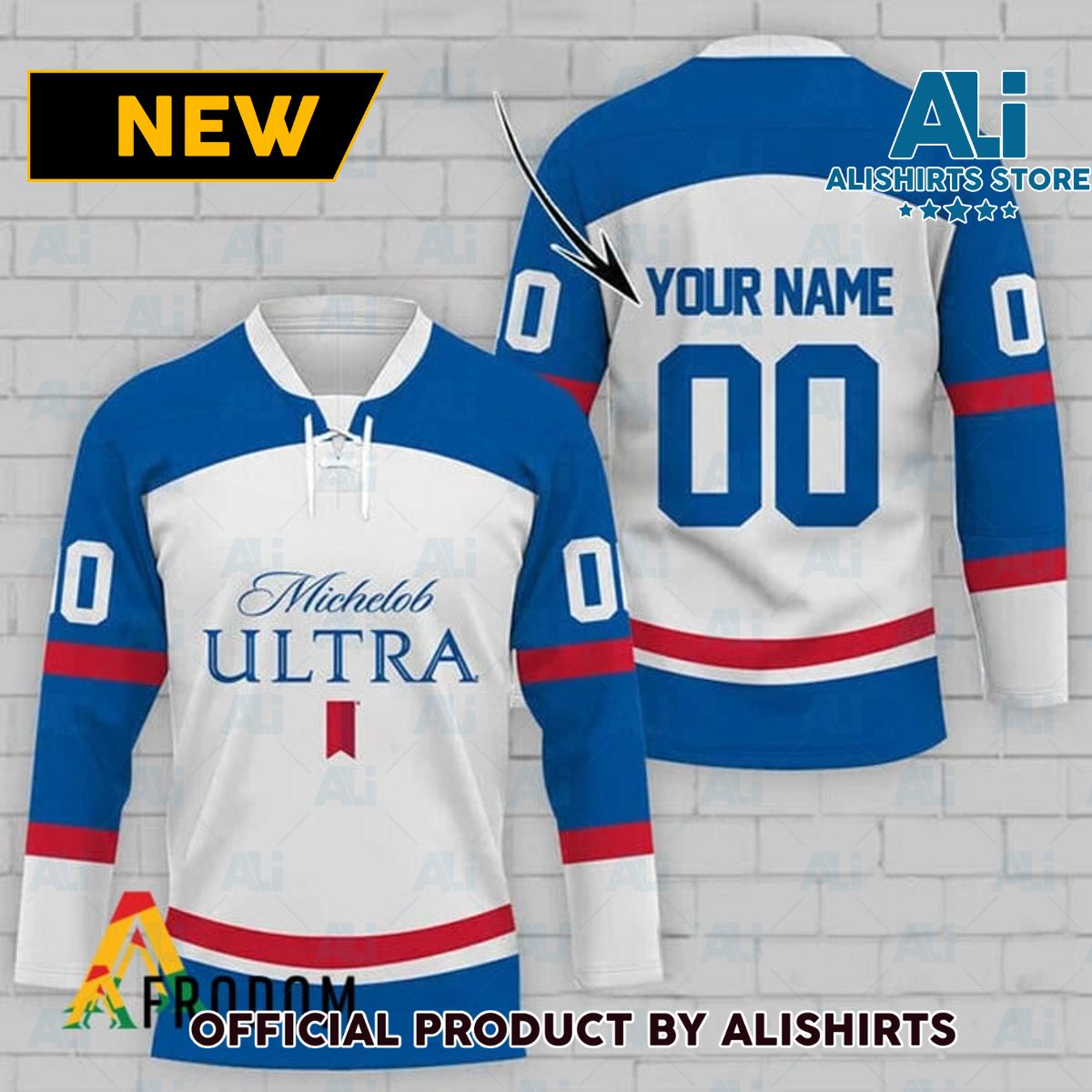 Personalized Michelob ULTRA Hockey Jersey