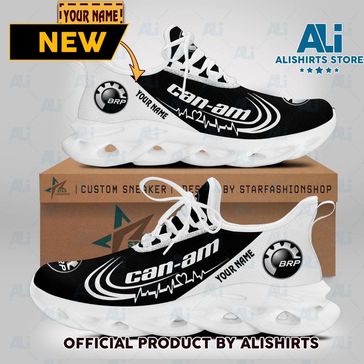 BRP-Can am Car Brand Lover Clunky Sneaker Max Soul Shoes