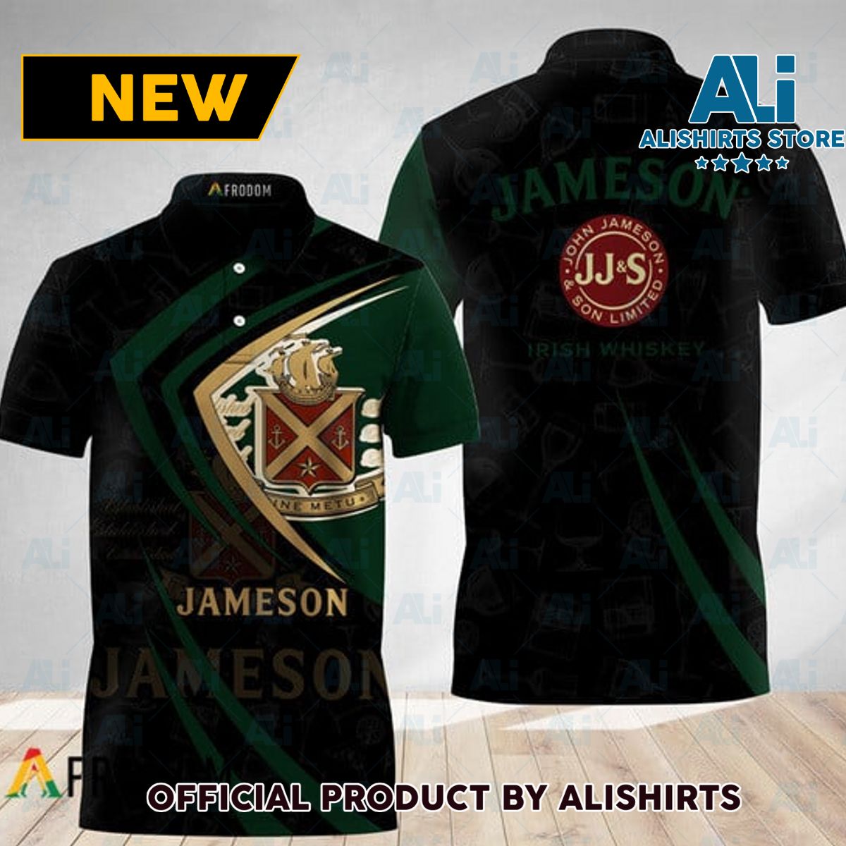 Esports Gaming Jameson Whiskey Polo Shirt