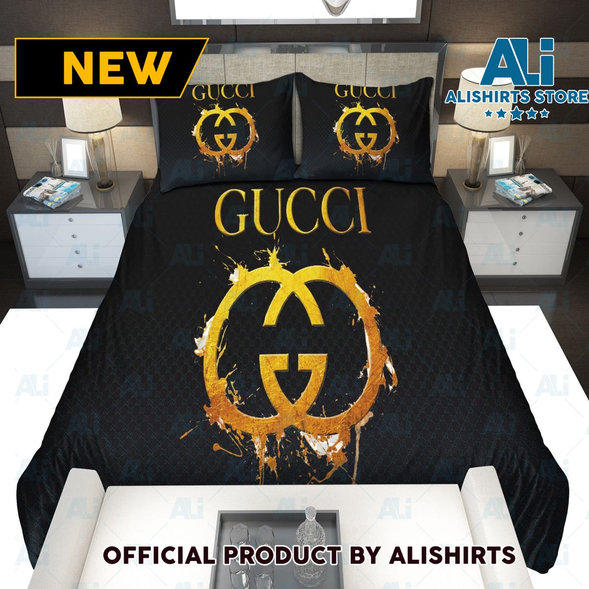 Art Logo Gucci Bedding Sets