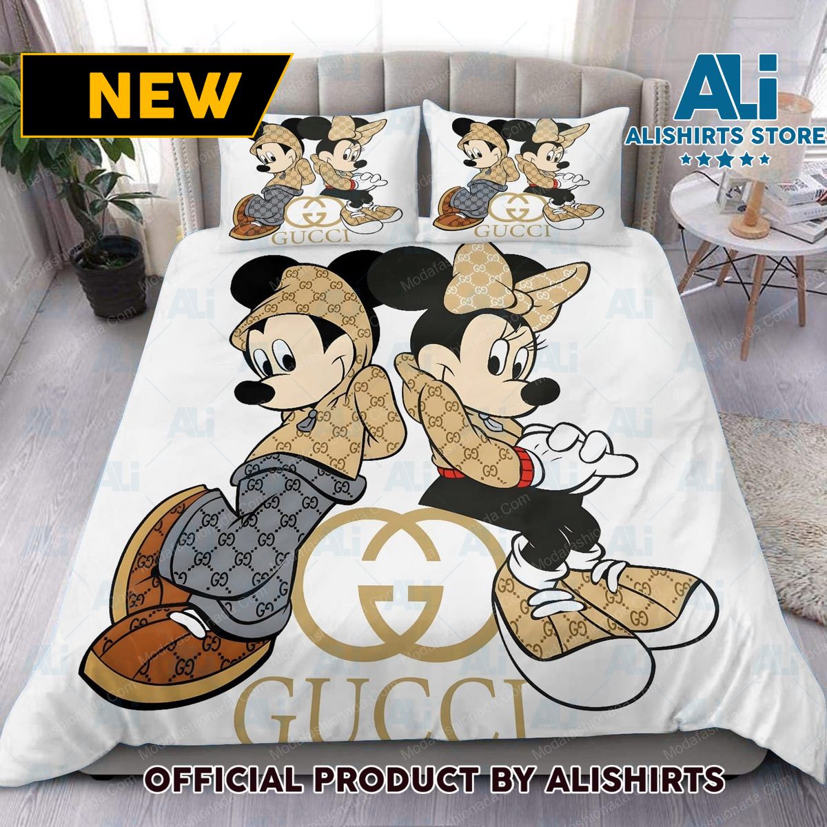 Gucci Mickey Mouse Wallpapers Brands 51 Bedding Set