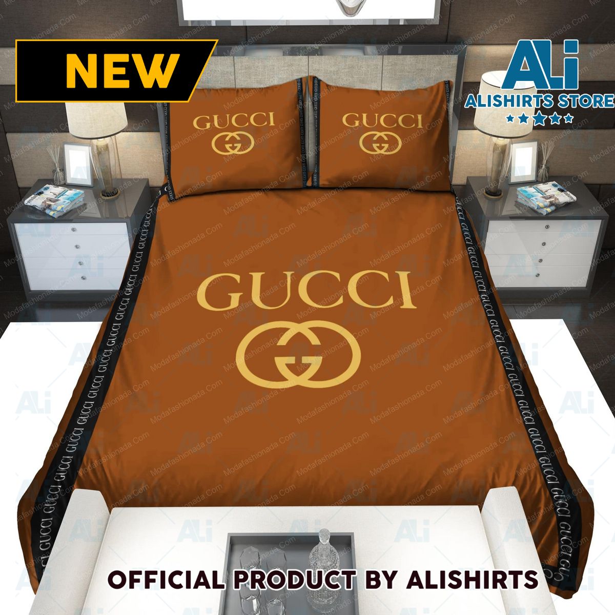 Brown Gucci Bedding Sets