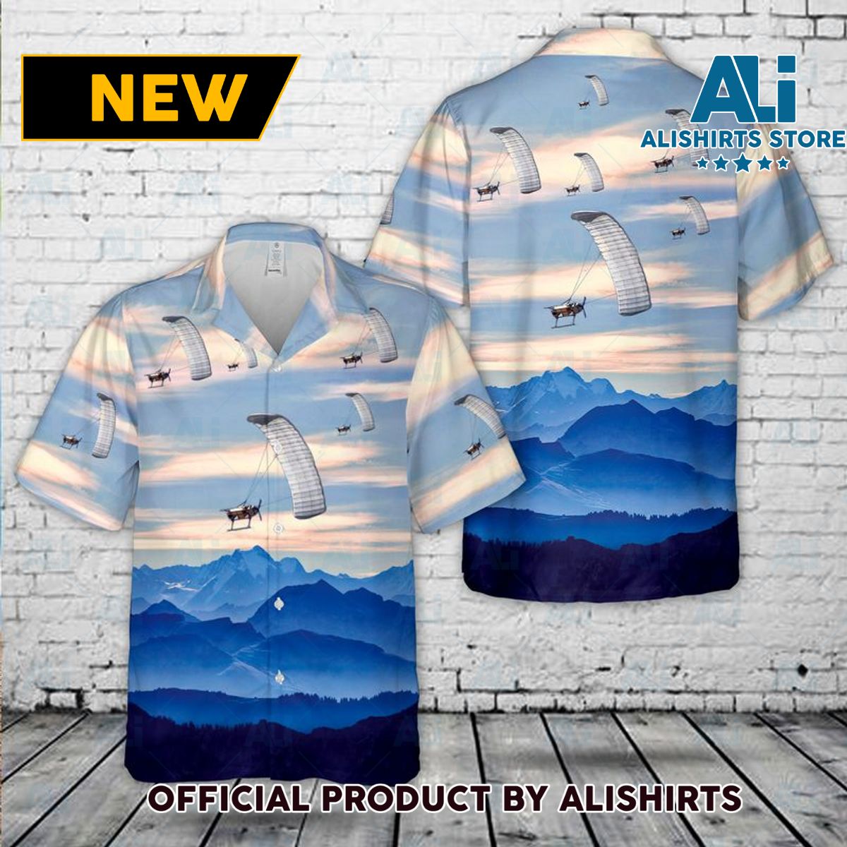 CQ-10 SnowGoose Hawaiian Shirt