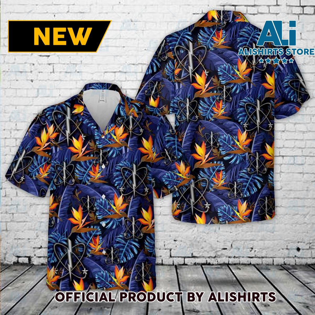 US Navy Electronic Warfare Technician Hawaiian Shirt