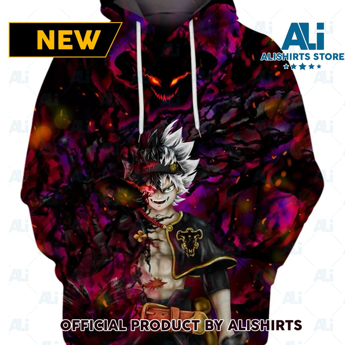 Asta Demon Mode Hoodie & T Shirt