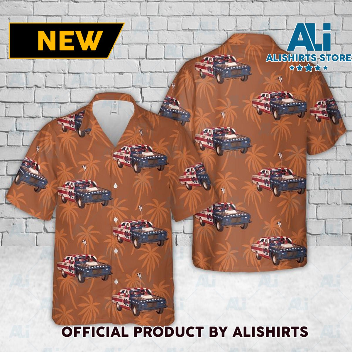 Racing Car Hawaiian Shirt