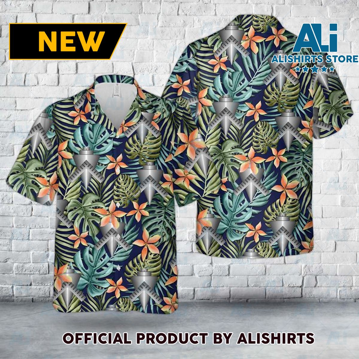 US Navy Builder BU Hawaiian Shirt