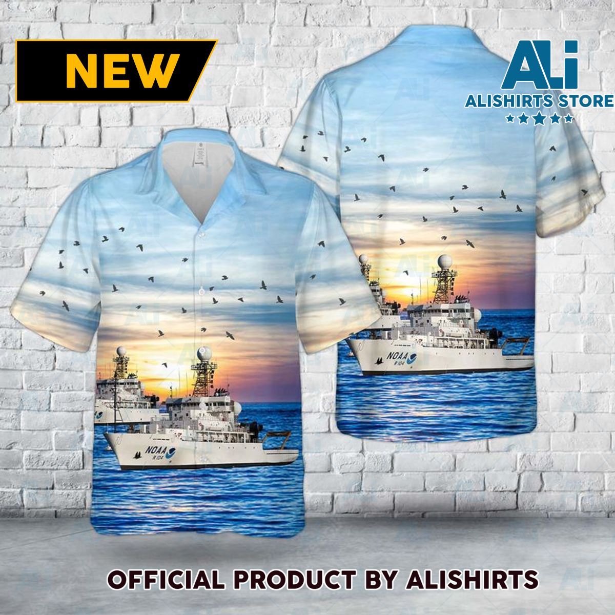 United States National Oceanic and Atmospheric Administration Hawaiian Shirt