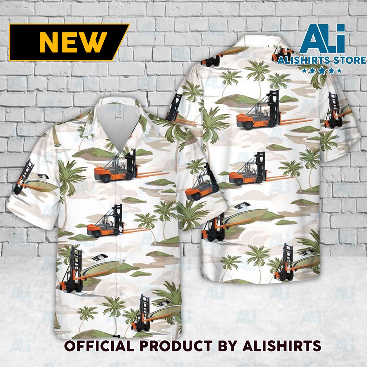 Marina forklifts Hawaiian Shirt