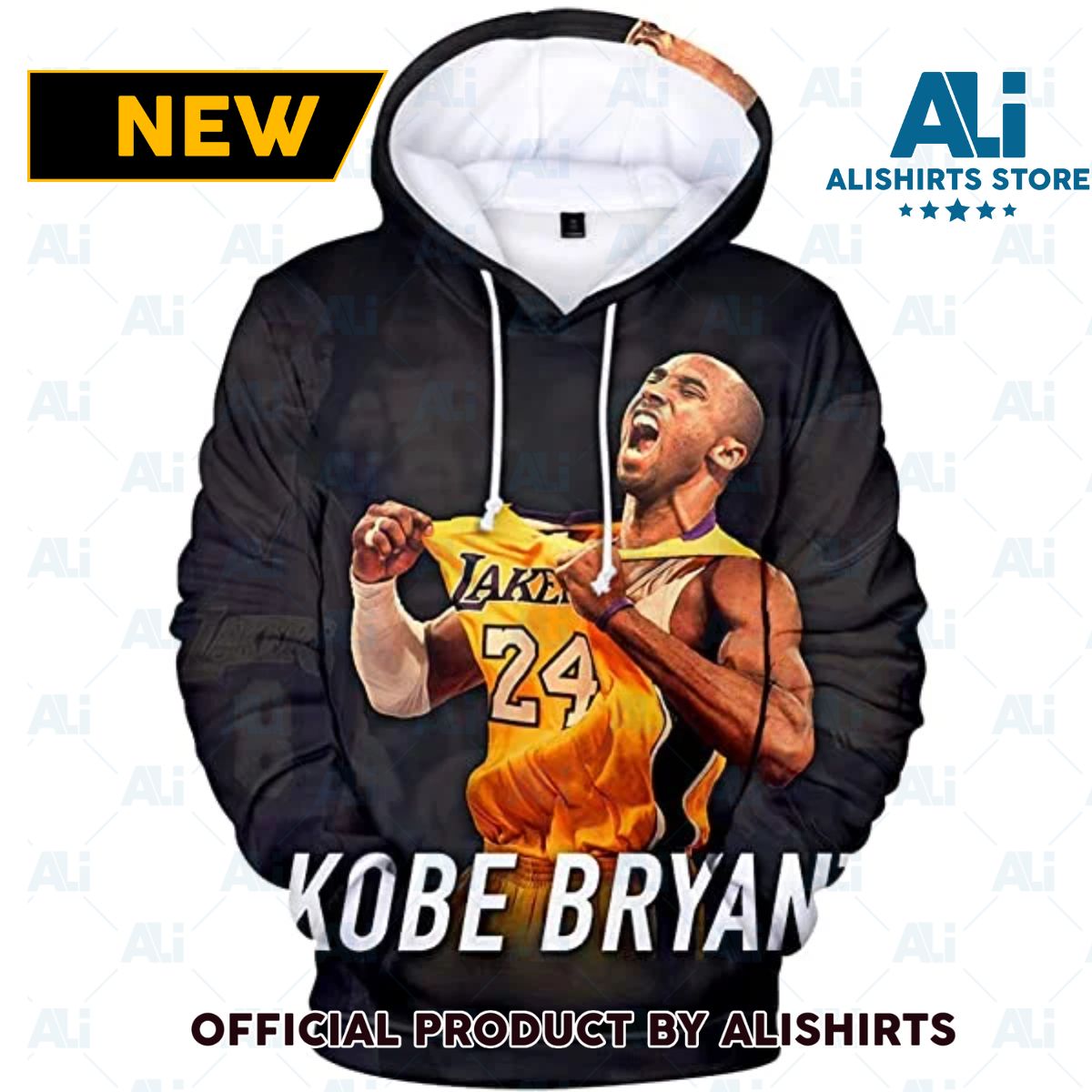 Black Mamba Fans Basketball Souvenir Hooded Swetashirt