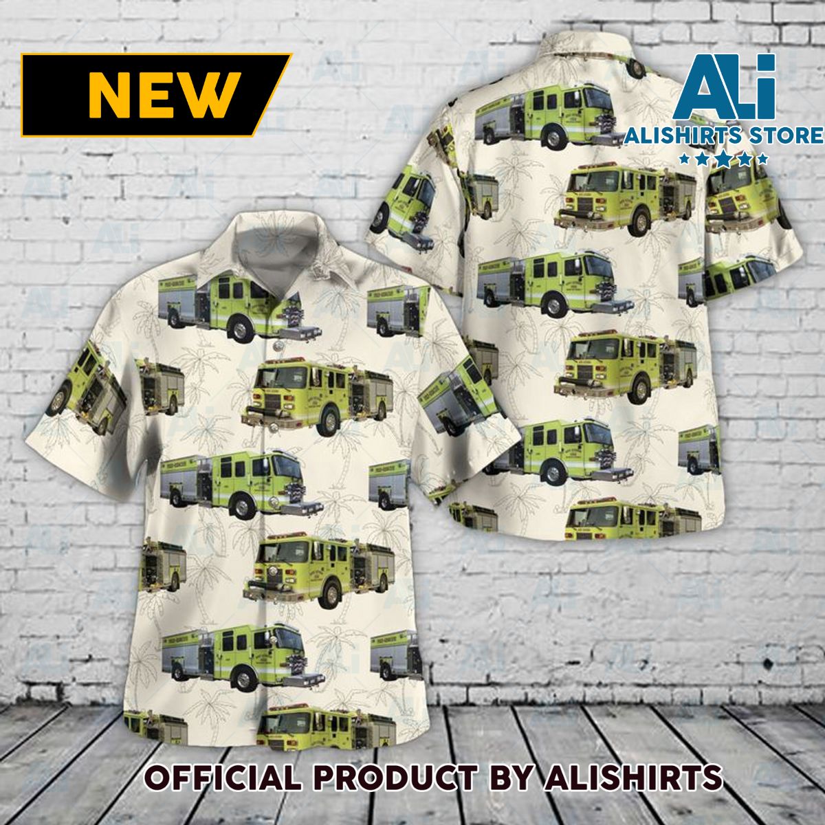 New Athens Fire Hawaiian Shirt