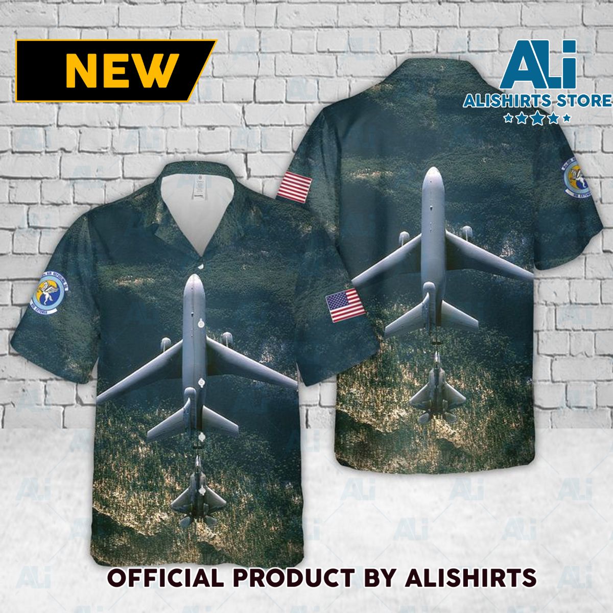 US Air Force 6th Air Refueling Squadron Hawaiian Shirt