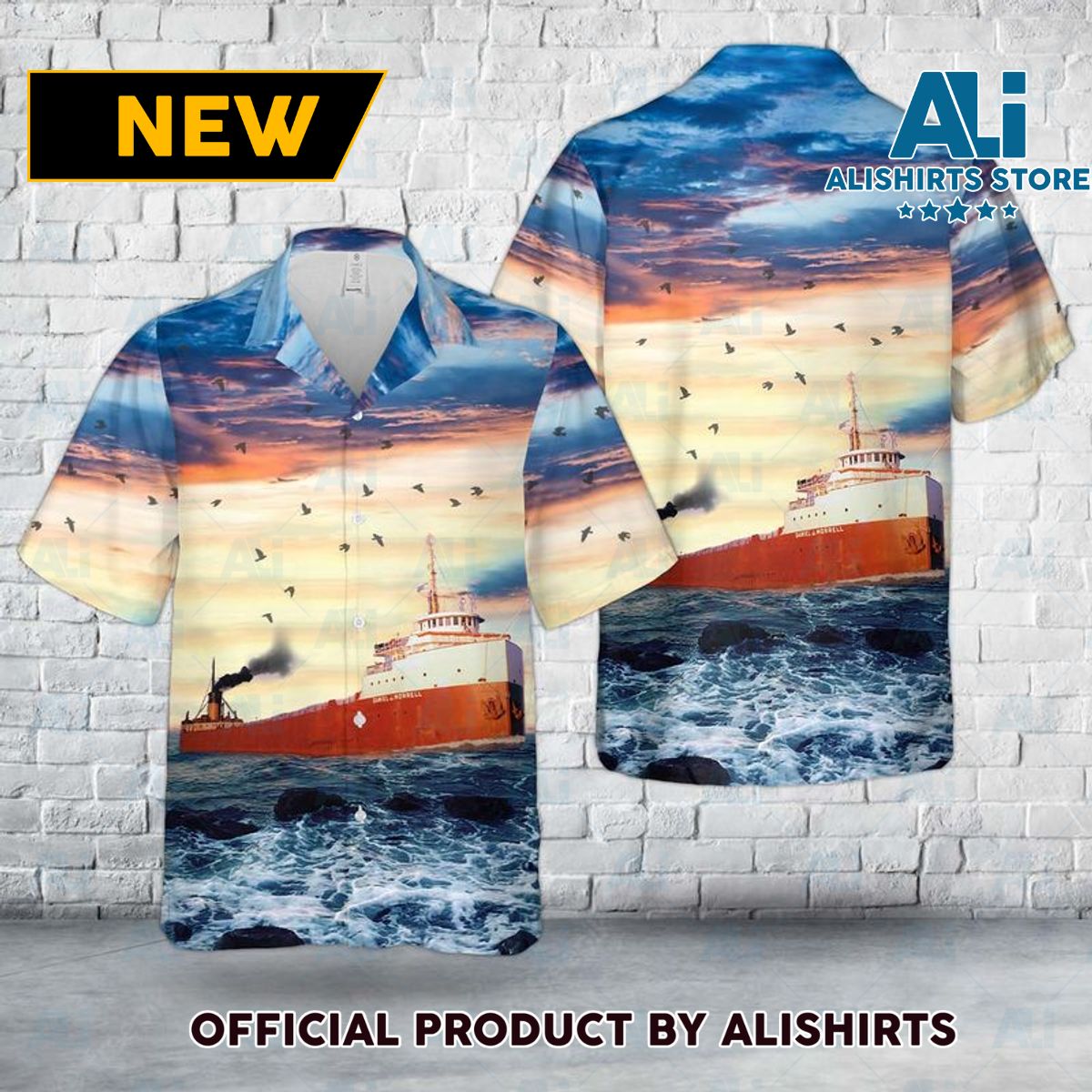 SS Daniel J. Morrell Hawaiian Shirt